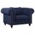 Chesterfield Linen Chair