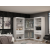 Mulberry Open 3 Sectional Wardrobe Corner Closet w/4 Drawers