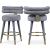 Fitzroy Velvet Upholstered Counter Stool