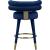 Fitzroy Velvet Upholstered Counter Stool