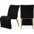 Curve Velvet Dining Chair with Gold Iron Legs