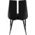 Sleek Velvet Dining Chair with Matte Black Iron Legs