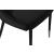 Sleek Velvet Dining Chair with Matte Black Iron Legs