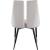 Sleek Velvet Dining Chair with Matte Black Iron Legs