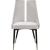 Sleek Velvet Dining Chair with Matte Black Iron Legs
