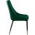 Sleek Velvet Dining Chair with Matte Black Iron Legs