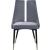 Sleek Velvet Dining Chair with Matte Black Iron Legs