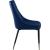 Sleek Velvet Dining Chair with Matte Black Iron Legs