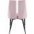 Sleek Velvet Dining Chair with Matte Black Iron Legs