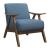 Damala Polyester Fabric Accent Chair