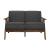 Damala Polyester Fabric Loveseat