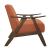 Damala Polyester Fabric Accent Chair