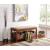 Letha Bench w/3 Baskets