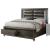 Sadie PU Storage LED Platform King Size Bed