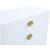 Zayne 5-Drawer Wood Chest with Brushed Gold Metal Legs & Handle