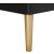 Zayne 6-Drawer Dresser with Brushed Gold Metal Legs & Handle