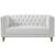 Michelle Faux Leather Loveseat