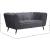 Beaumont Velvet Loveseat
