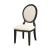 Twyla Fabric Dining Chair with Oval Back