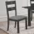 Jakob Fabric Side Chairs with Ladder Back