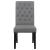 Alana Tufted Back Fabric Side Chair with Nailhead Trim