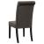 Alana Tufted Back Fabric Side Chair with Nailhead Trim