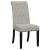 Alana Tufted Back Fabric Side Chair with Nailhead Trim