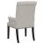 Alana Tufted Back Fabric Arm Chair with Nailhead Trim