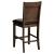 Dewey Leatherette Counter Chair with Wood Base