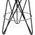 Mercury Iron Counter Stool with Brushed Gold Seat