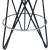 Mercury Counter Stool with Brushed Silver Seat