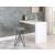 Mercury Bar Stool with Brushed Silver Seat