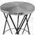 Mercury Bar Stool with Brushed Silver Seat