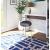 Ring Velvet Counter Stool with Brushed Chrome Metal Frame
