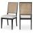 Butterfly Linen Fabric Dining Chair