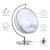 Luna Acrylic Swing Bubble Accent Chair with Chrome Metal Base