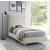 Geri Velvet Twin Size Bed