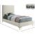 Geri Velvet Twin Size Bed