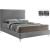 Geri Velvet King Size Bed