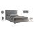 Geri Velvet King Size Bed
