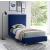 Geri Velvet Twin Size Bed