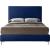 Geri Velvet Queen Size Bed