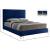 Geri Velvet Queen Size Bed