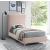 Geri Velvet Twin Size Bed
