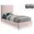 Geri Velvet Twin Size Bed