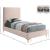 Geri Velvet Twin Size Bed