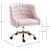 Arden Velvet Office Chair with Gold Base