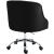 Arden Velvet Office Chair with Chrome Base