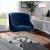 Arden Velvet Office Chair with Chrome Base
