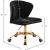 Finley Velvet Office Chair with Gold Base